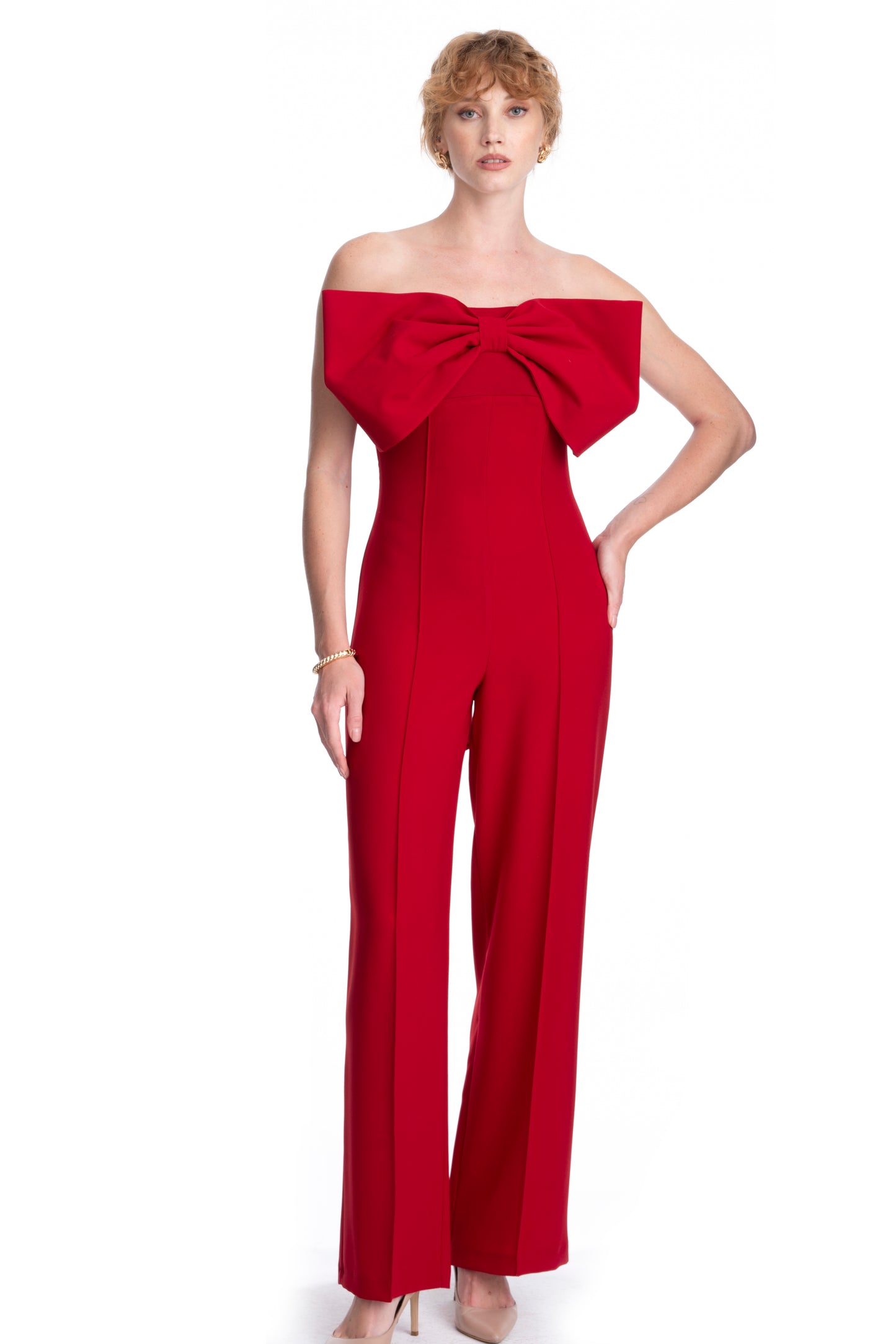 Bow Detailed Jumpsuit