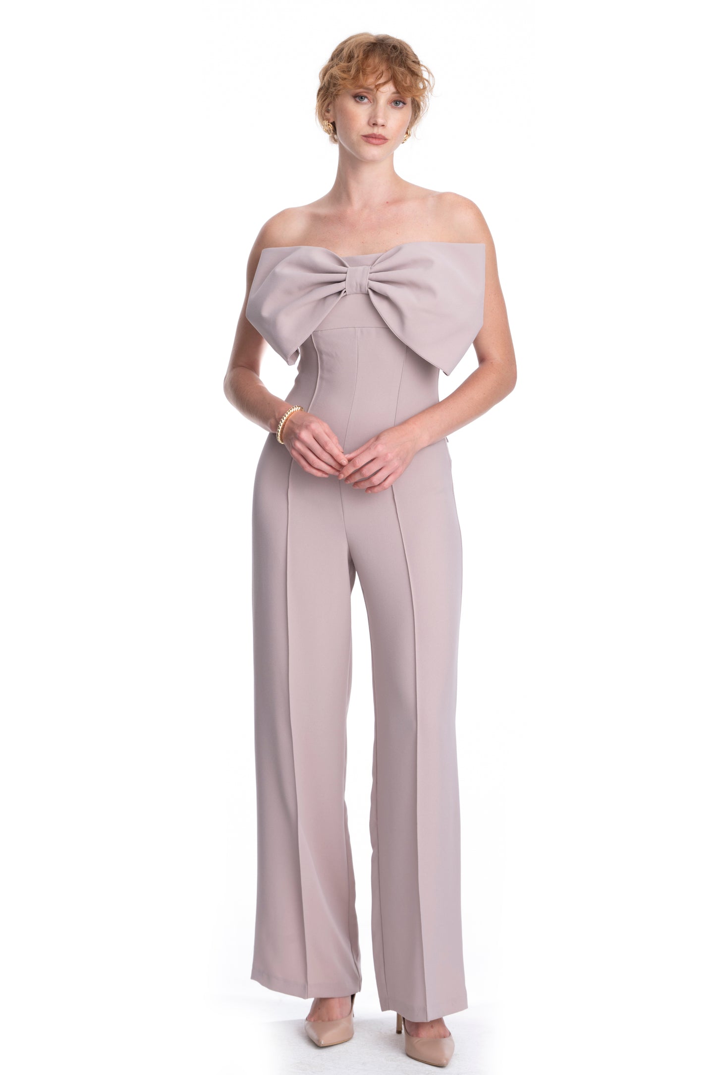 Bow Detailed Jumpsuit